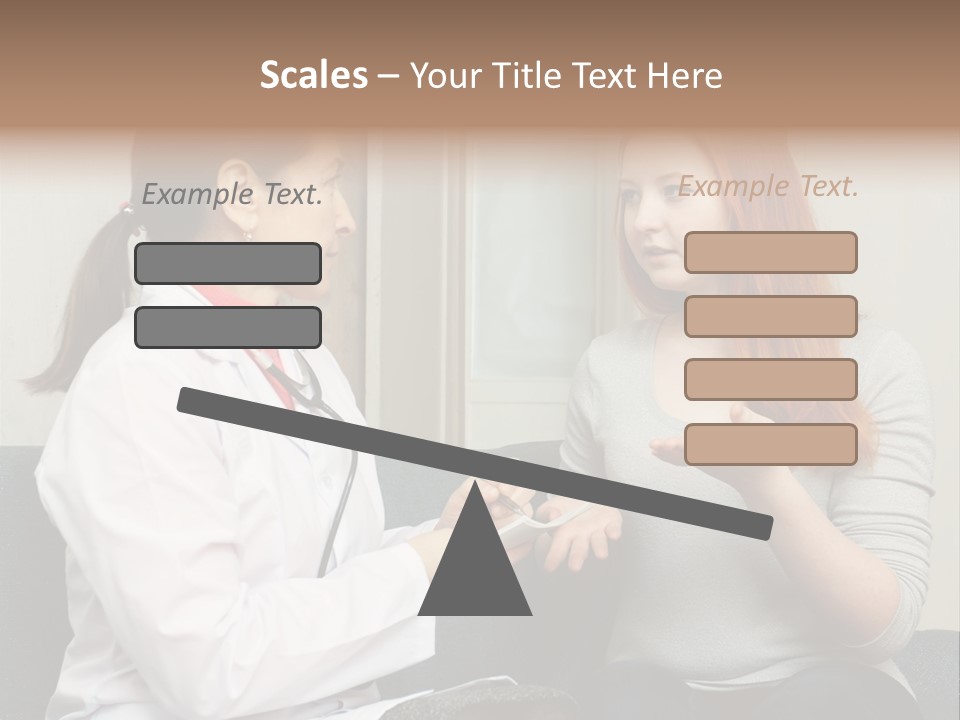 Teenage Mature Girl PowerPoint Template