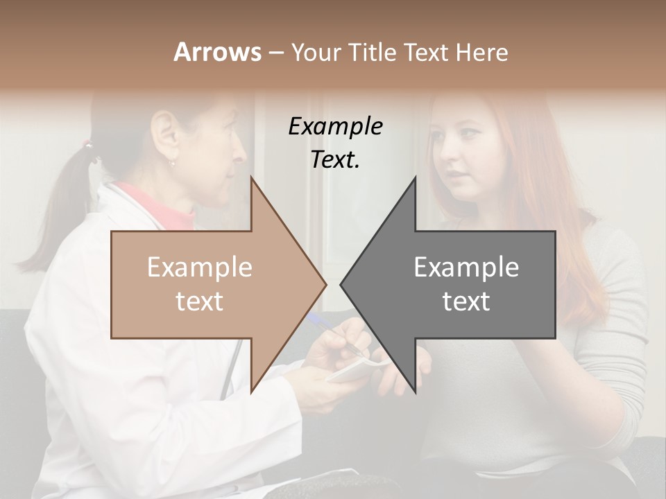 Teenage Mature Girl PowerPoint Template