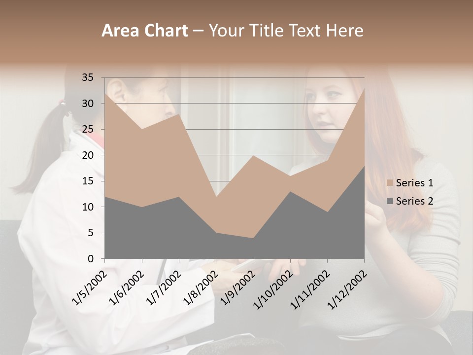 Teenage Mature Girl PowerPoint Template