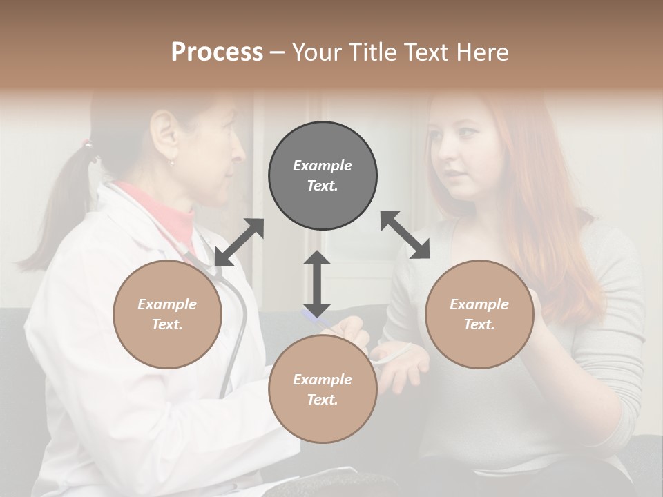 Teenage Mature Girl PowerPoint Template