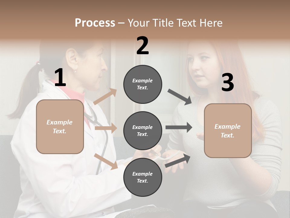 Teenage Mature Girl PowerPoint Template
