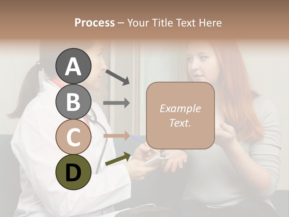 Teenage Mature Girl PowerPoint Template