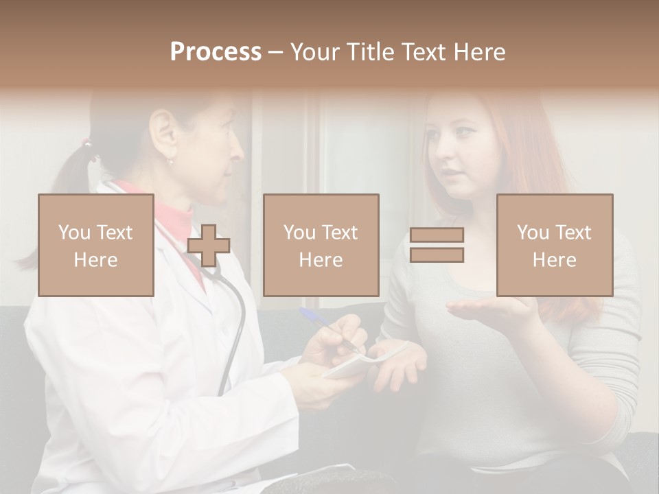 Teenage Mature Girl PowerPoint Template
