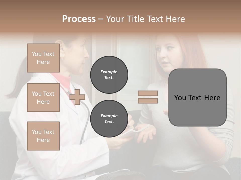 Teenage Mature Girl PowerPoint Template