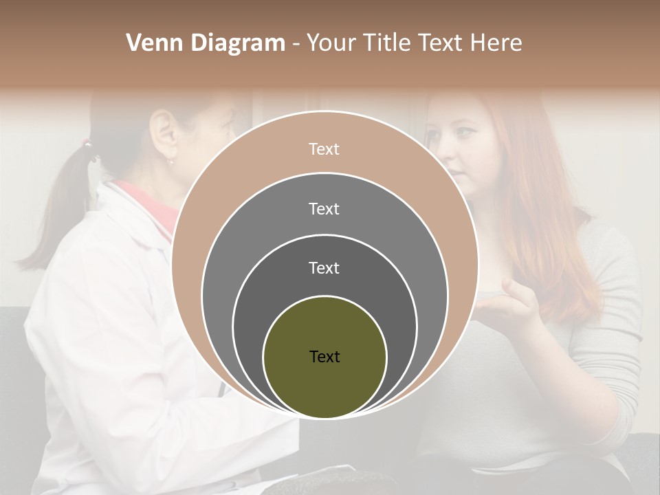 Teenage Mature Girl PowerPoint Template