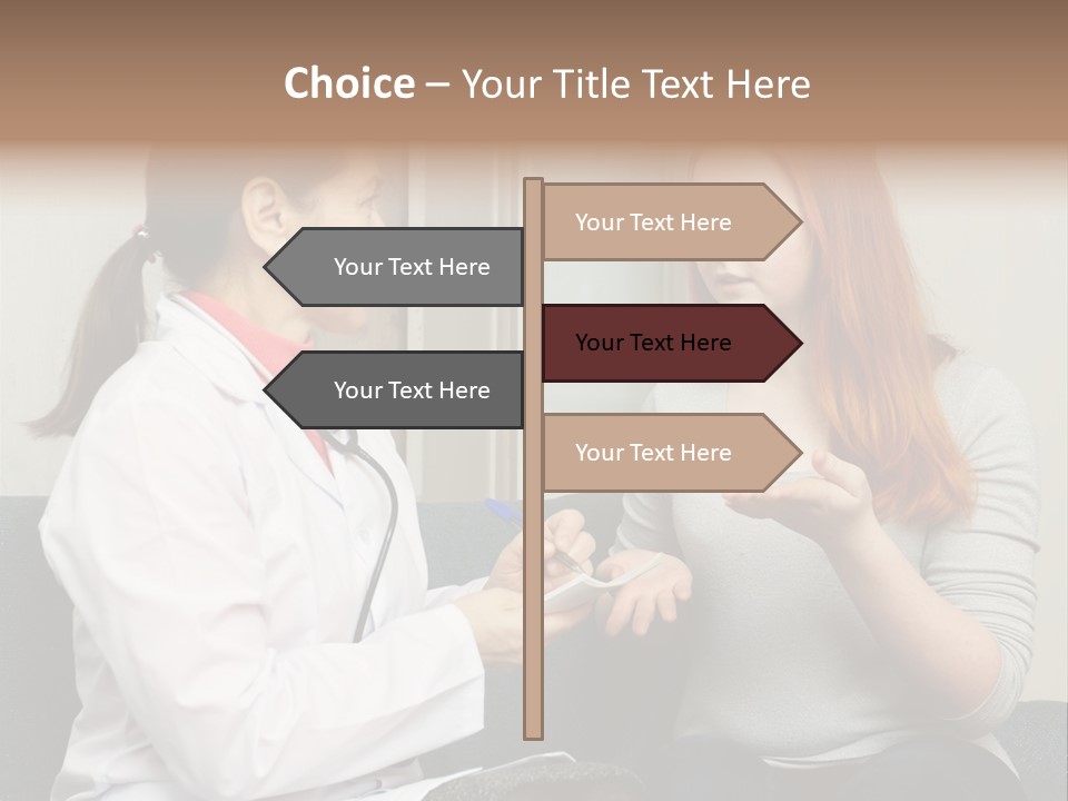 Teenage Mature Girl PowerPoint Template