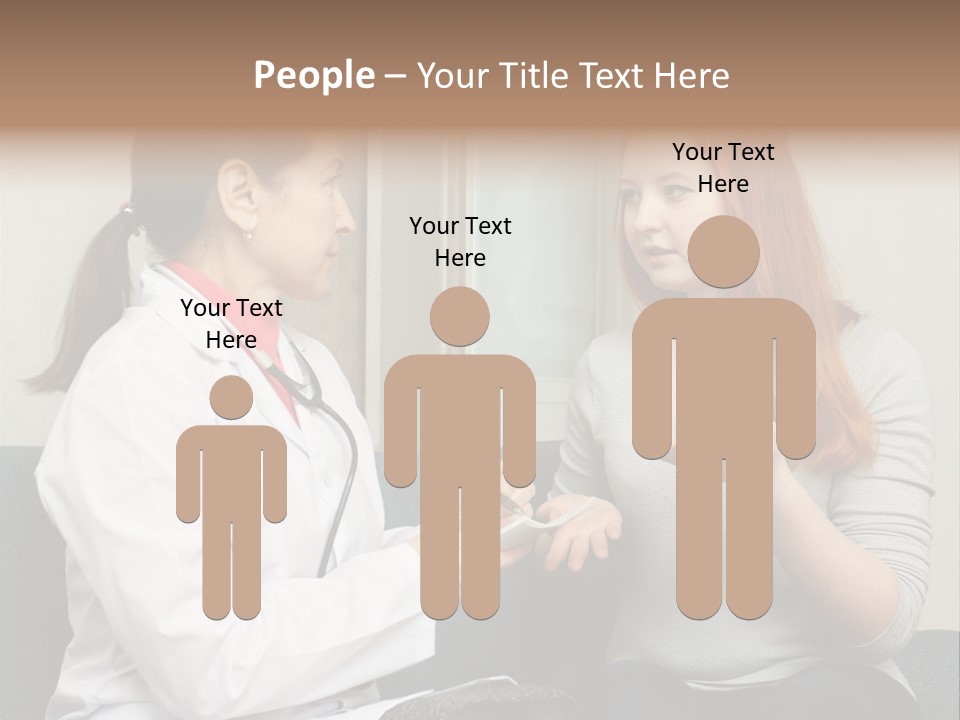 Teenage Mature Girl PowerPoint Template