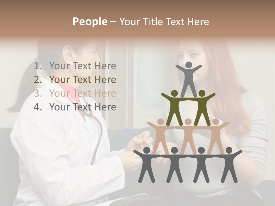 Teenage Mature Girl PowerPoint Template