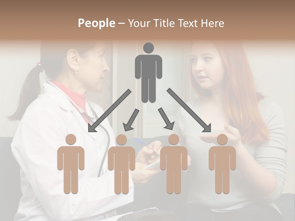 Teenage Mature Girl PowerPoint Template