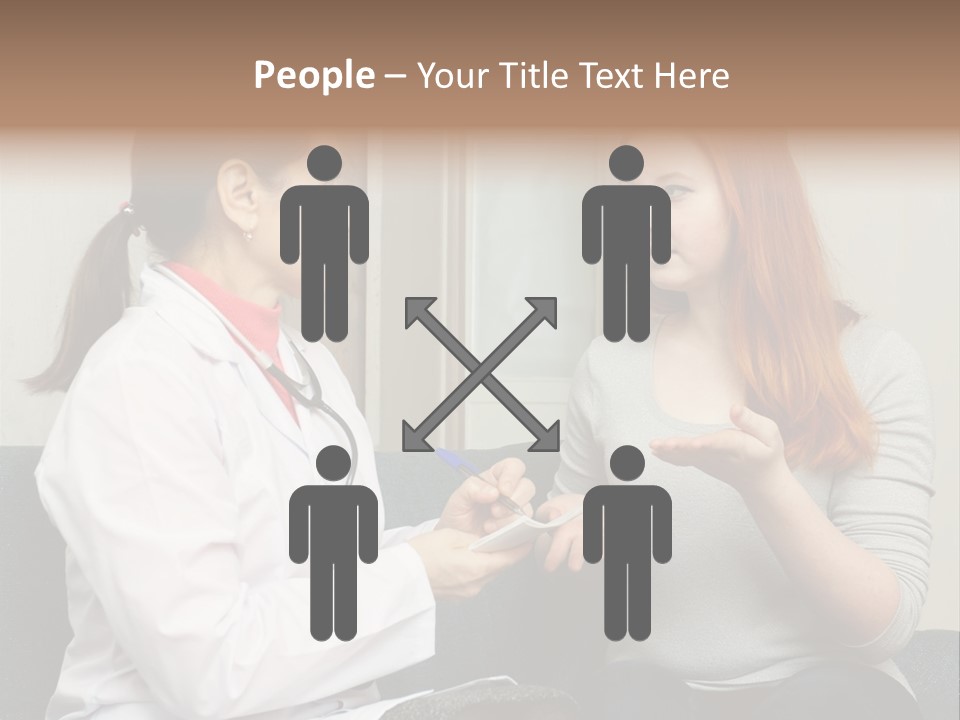 Teenage Mature Girl PowerPoint Template