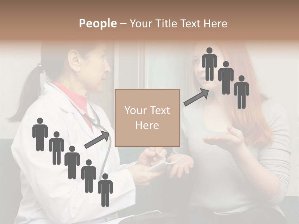 Teenage Mature Girl PowerPoint Template