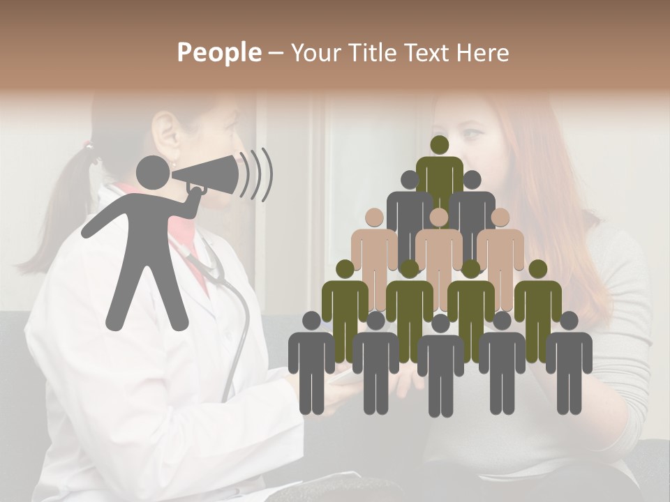 Teenage Mature Girl PowerPoint Template