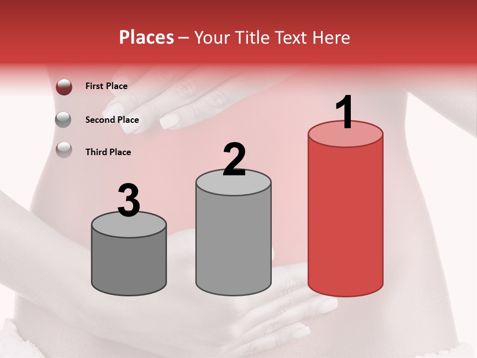 Adult Woman Background PowerPoint Template