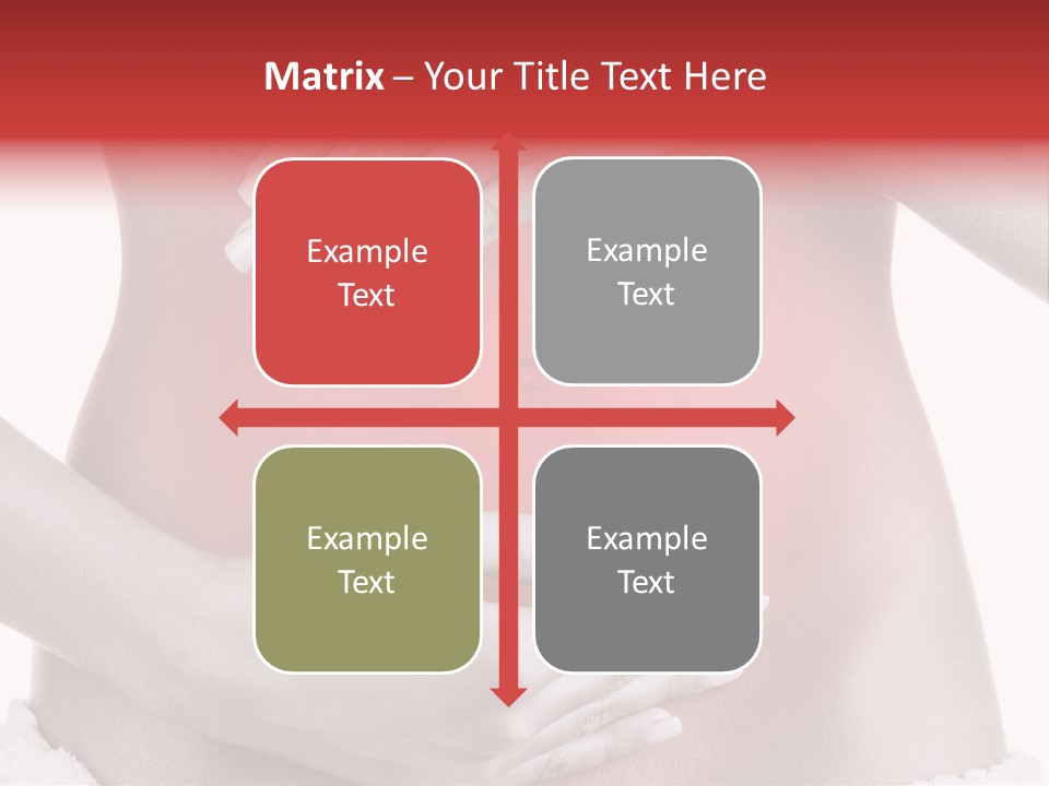 Adult Woman Background PowerPoint Template