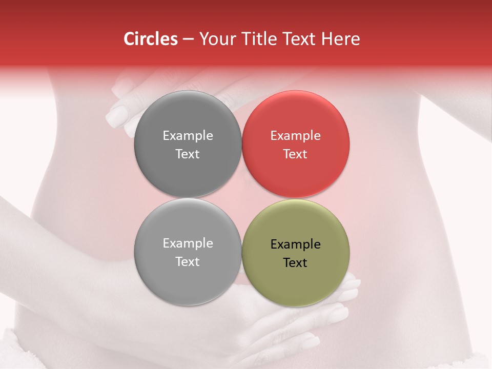 Adult Woman Background PowerPoint Template