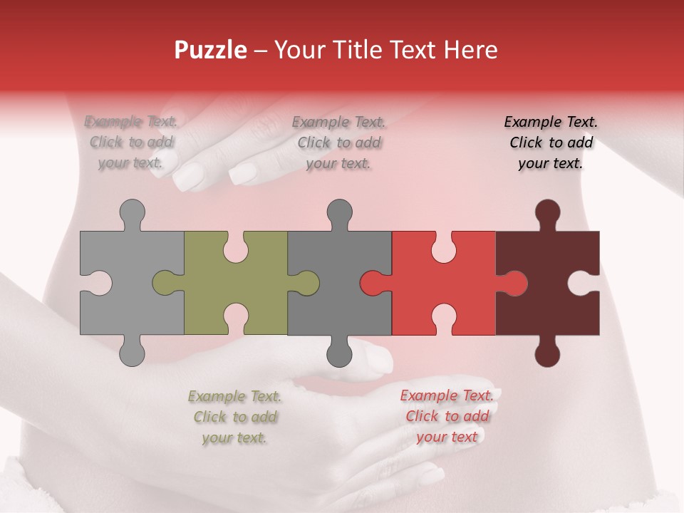 Adult Woman Background PowerPoint Template