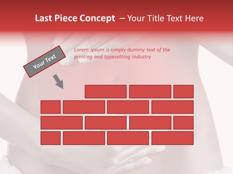 Adult Woman Background PowerPoint Template