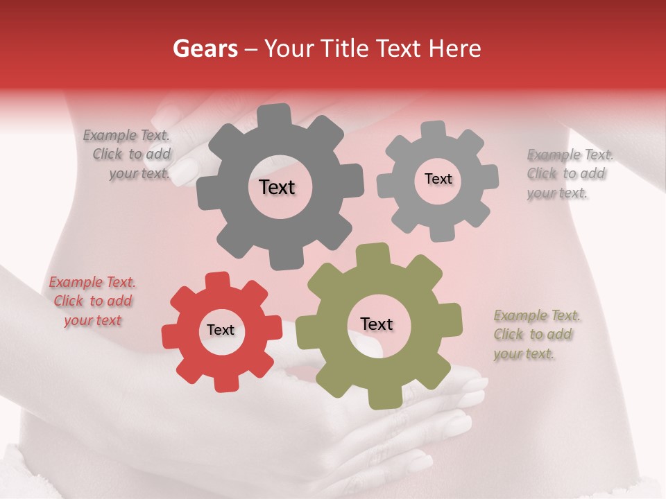 Adult Woman Background PowerPoint Template