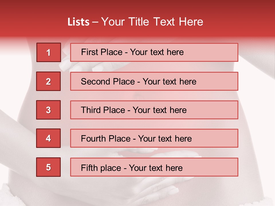 Adult Woman Background PowerPoint Template