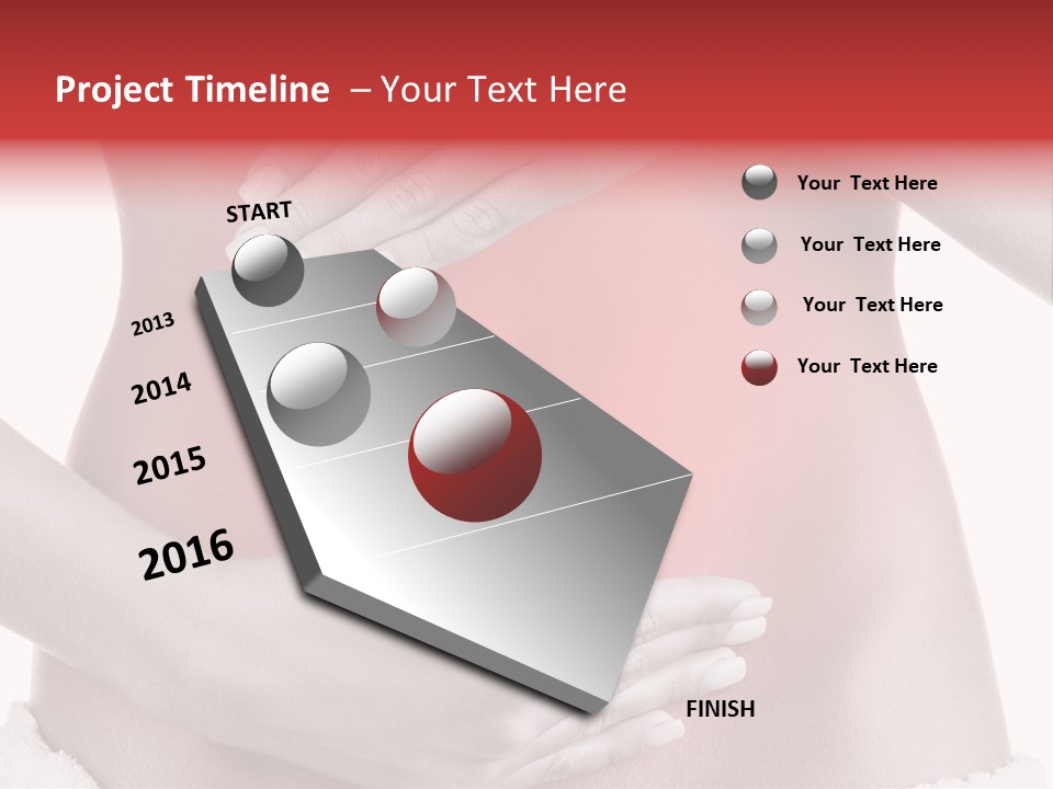 Adult Woman Background PowerPoint Template