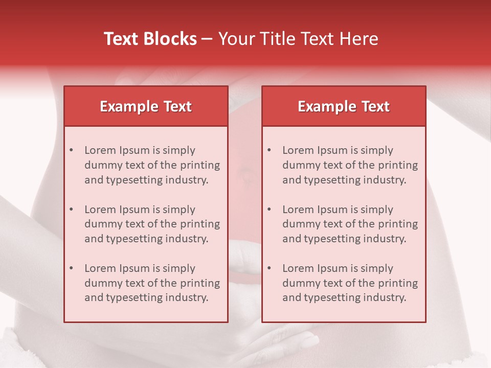 Adult Woman Background PowerPoint Template