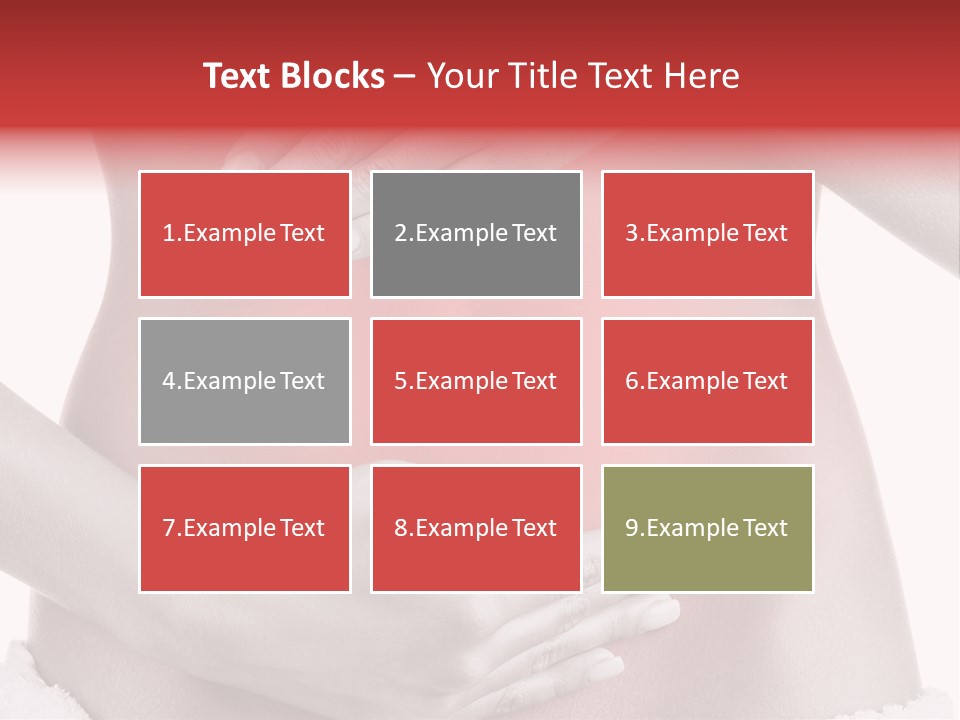 Adult Woman Background PowerPoint Template