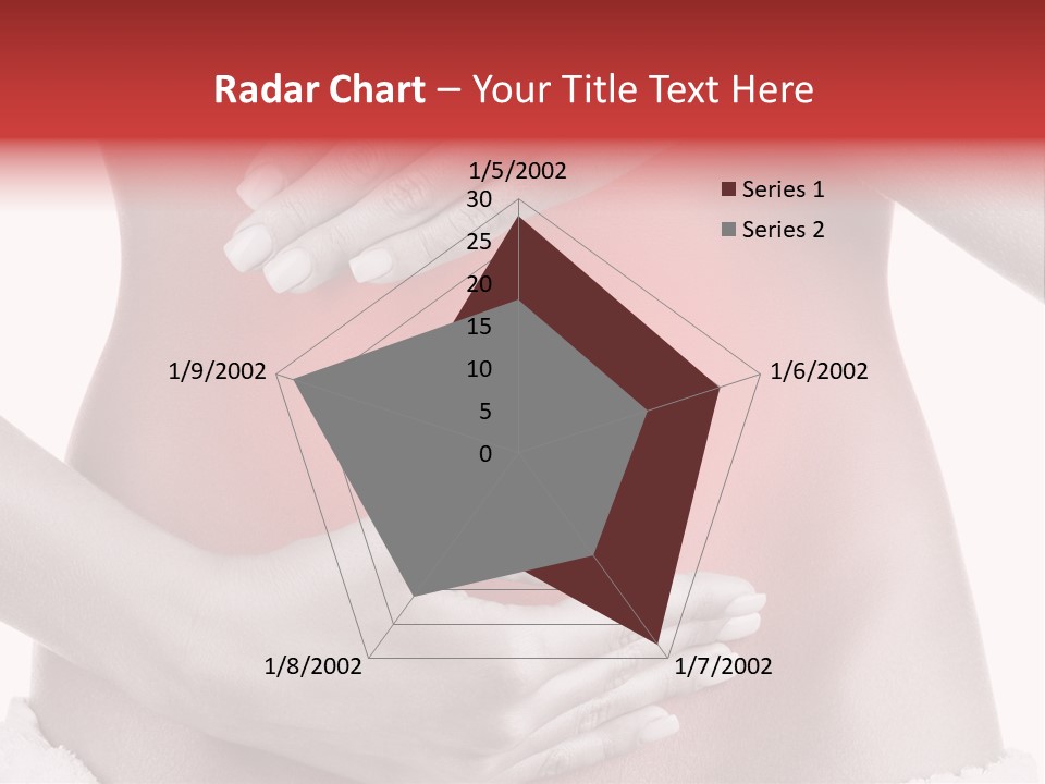 Adult Woman Background PowerPoint Template
