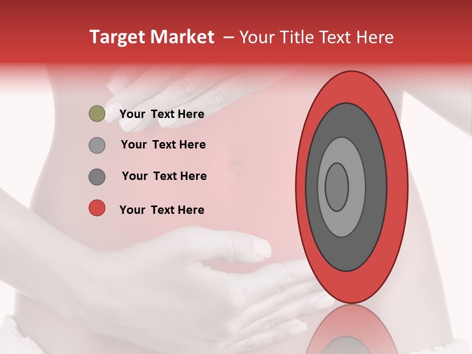 Adult Woman Background PowerPoint Template