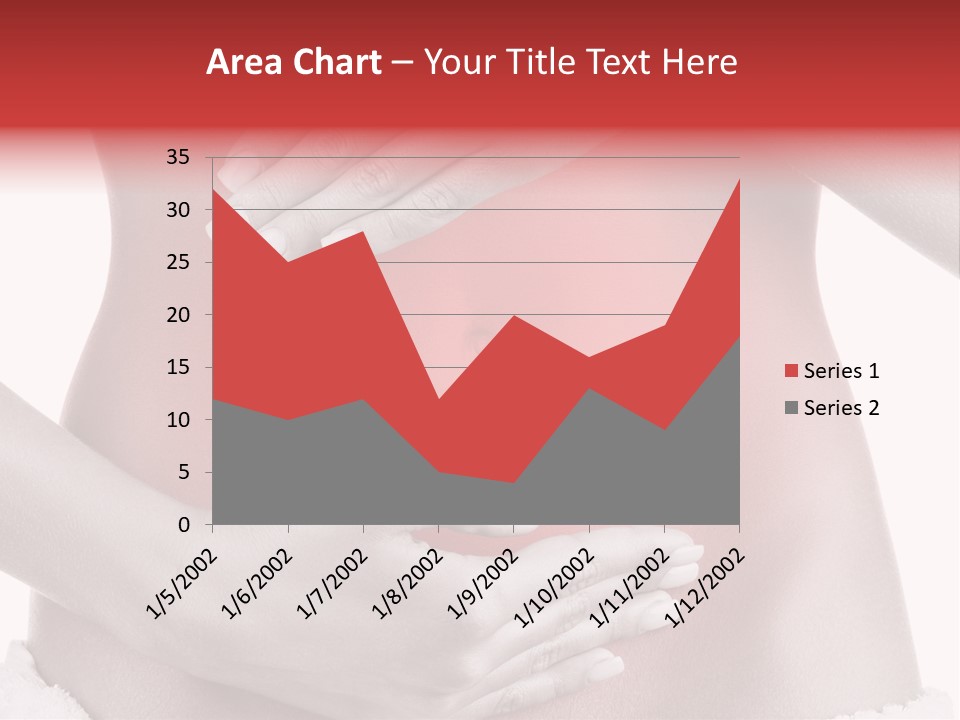 Adult Woman Background PowerPoint Template
