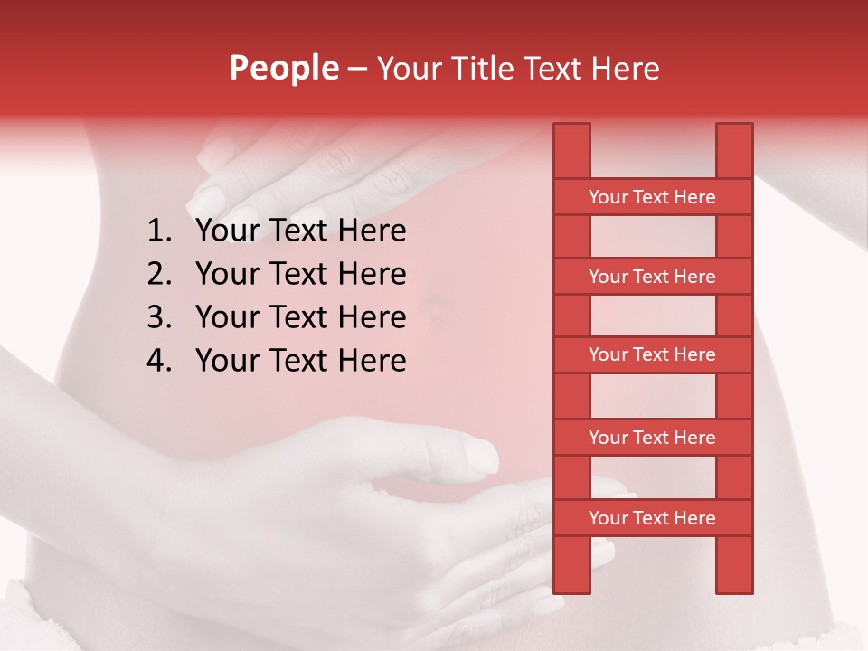 Adult Woman Background PowerPoint Template