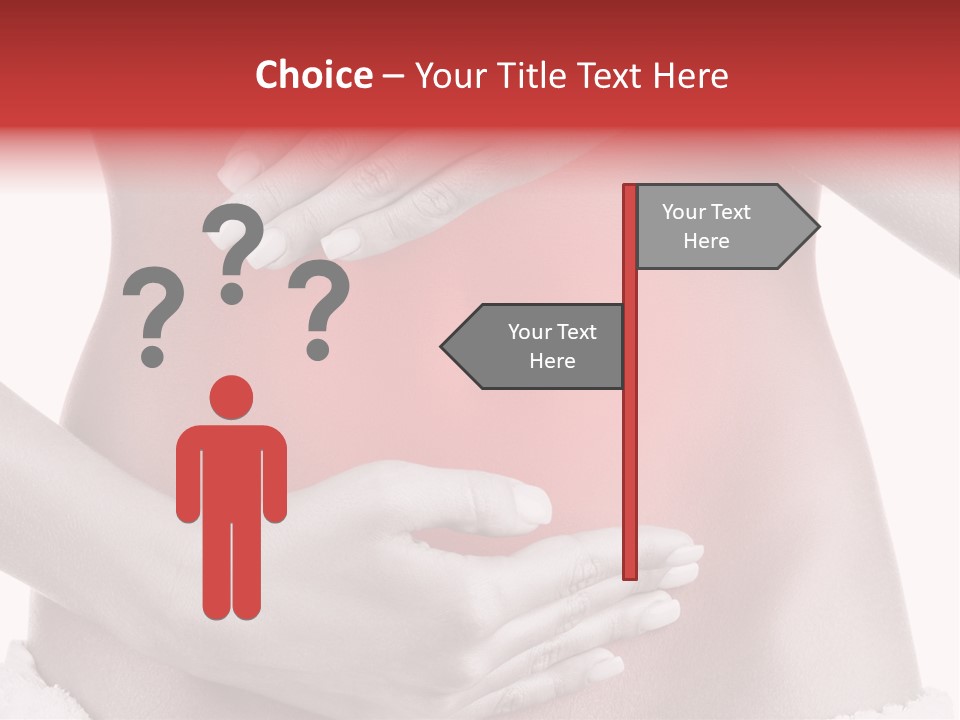 Adult Woman Background PowerPoint Template