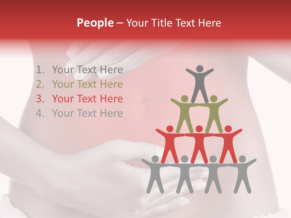 Adult Woman Background PowerPoint Template