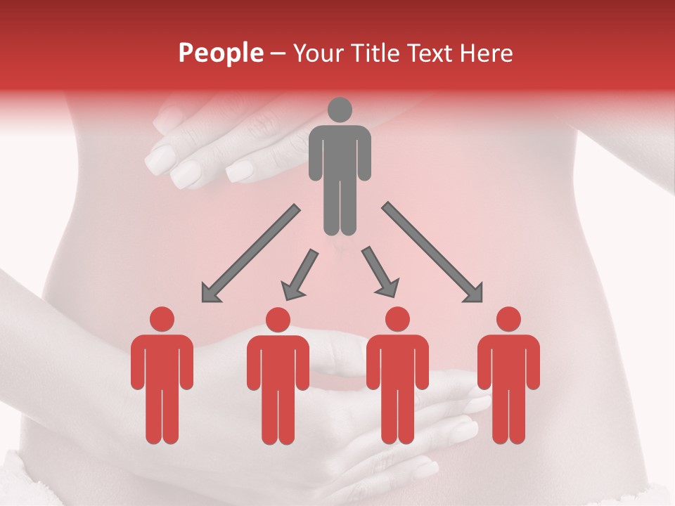 Adult Woman Background PowerPoint Template