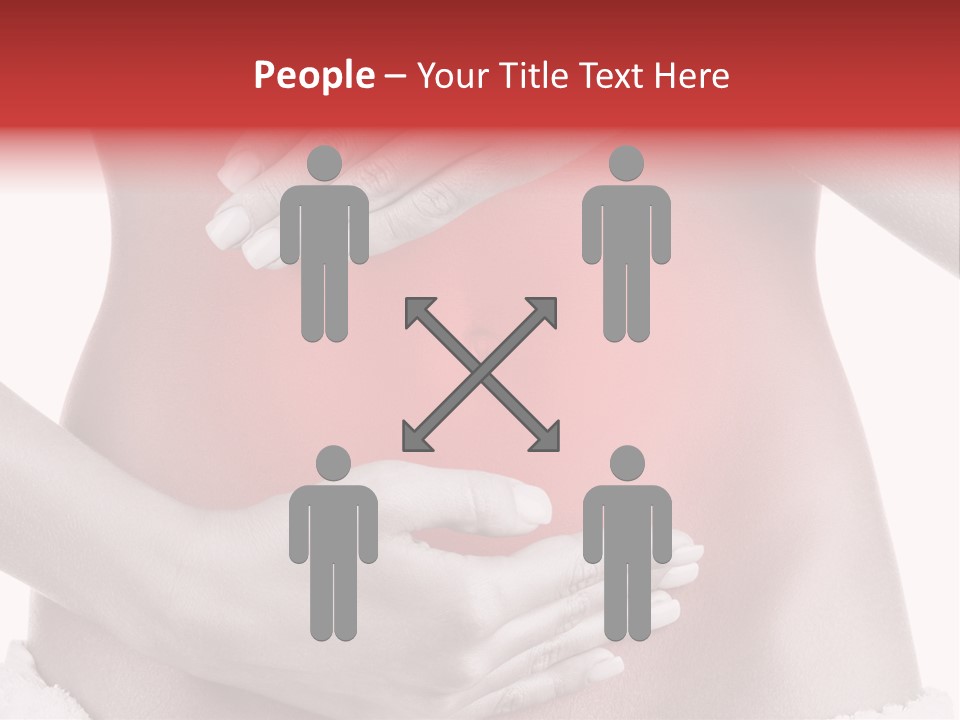 Adult Woman Background PowerPoint Template