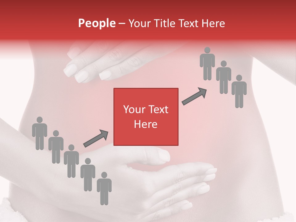 Adult Woman Background PowerPoint Template