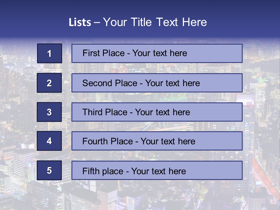 Modern Famous Place City PowerPoint Template