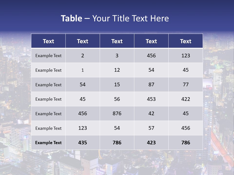 Modern Famous Place City PowerPoint Template