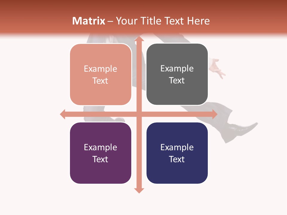 Standing Manager Black PowerPoint Template