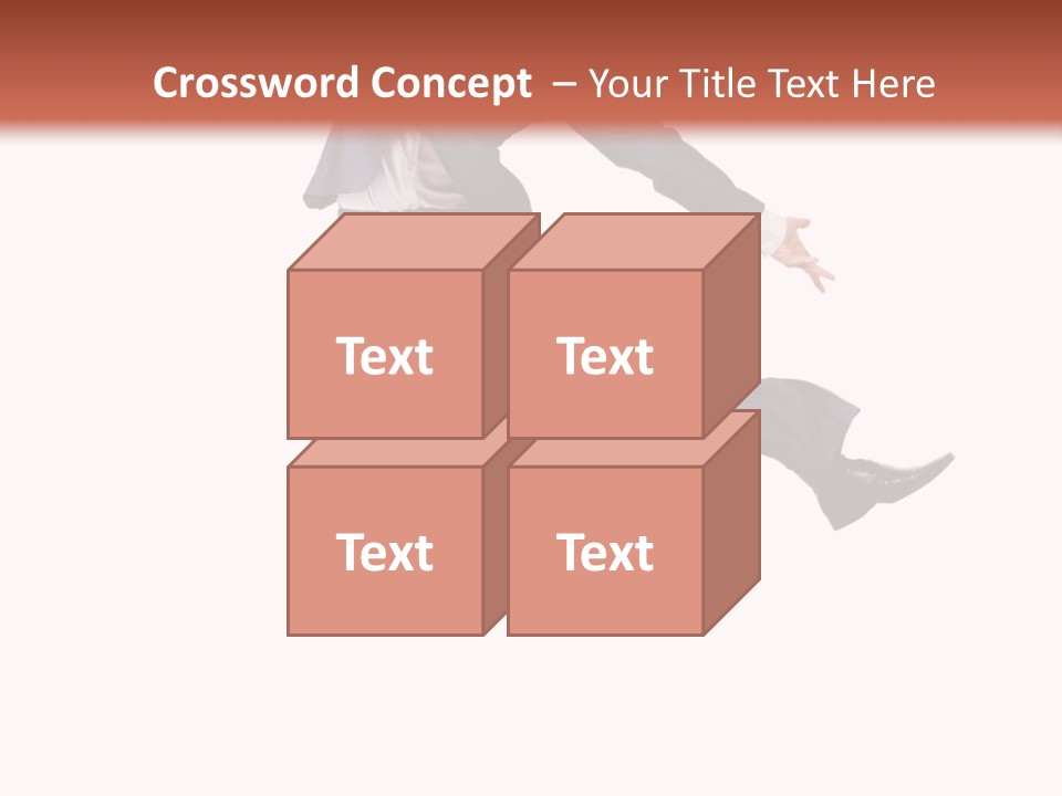 Standing Manager Black PowerPoint Template