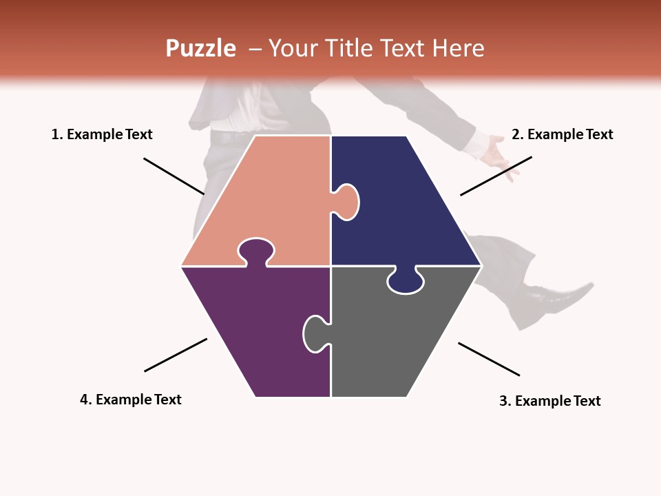 Standing Manager Black PowerPoint Template