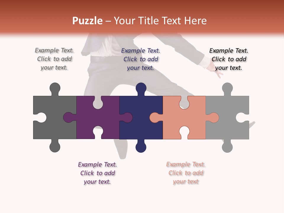 Standing Manager Black PowerPoint Template