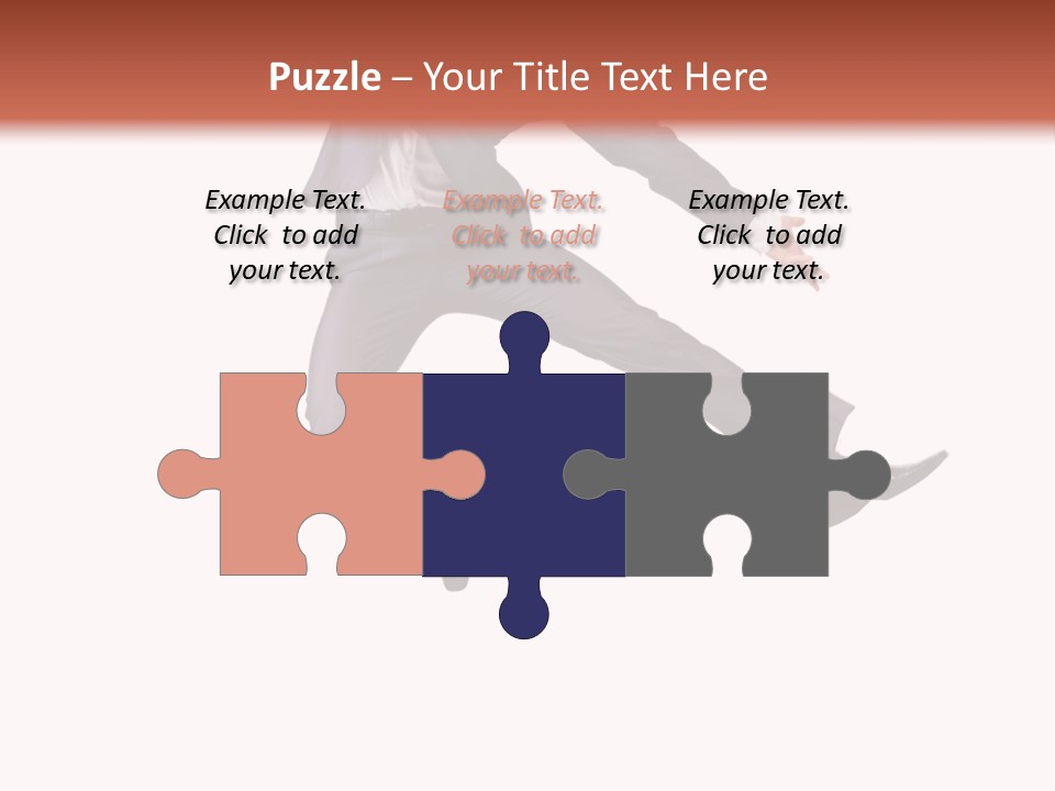 Standing Manager Black PowerPoint Template