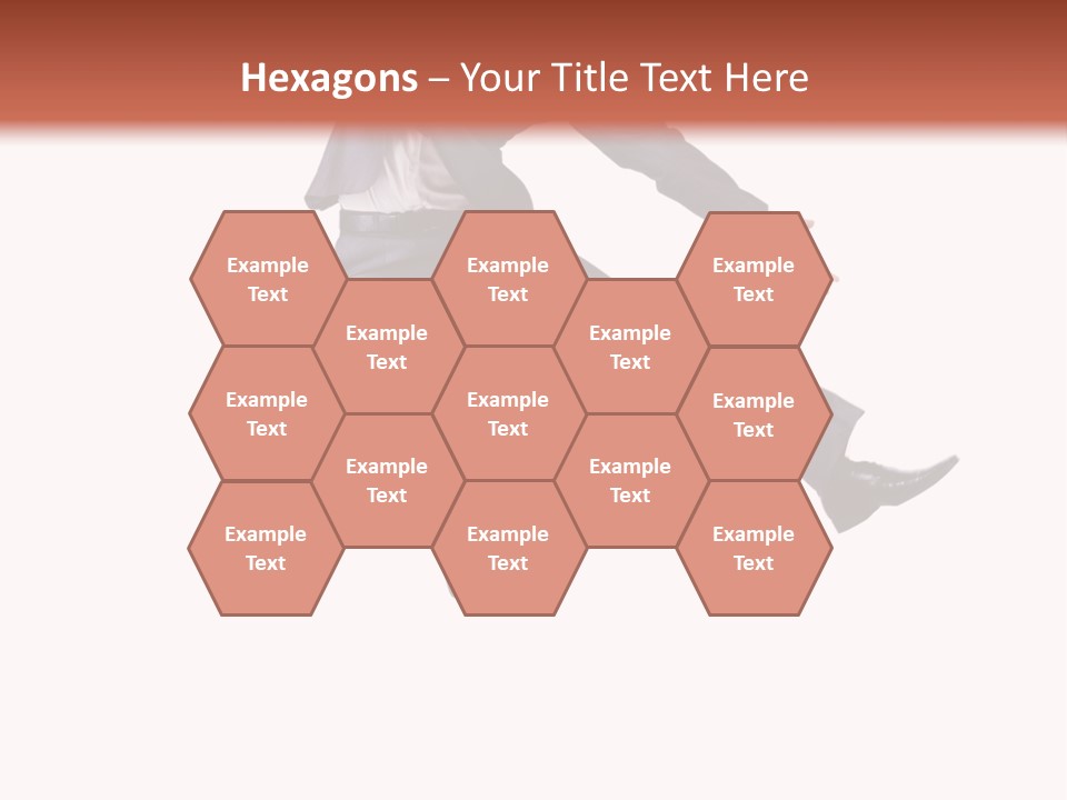 Standing Manager Black PowerPoint Template