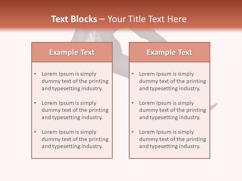 Standing Manager Black PowerPoint Template