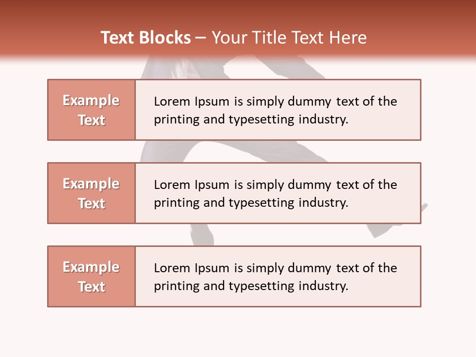 Standing Manager Black PowerPoint Template