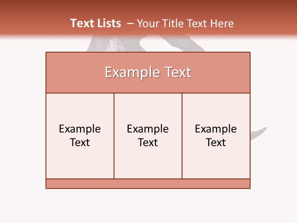 Standing Manager Black PowerPoint Template