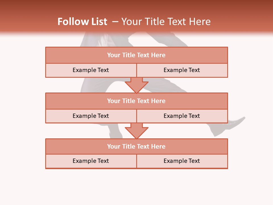 Standing Manager Black PowerPoint Template