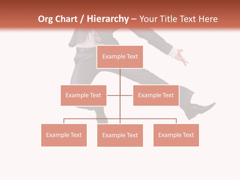 Standing Manager Black PowerPoint Template