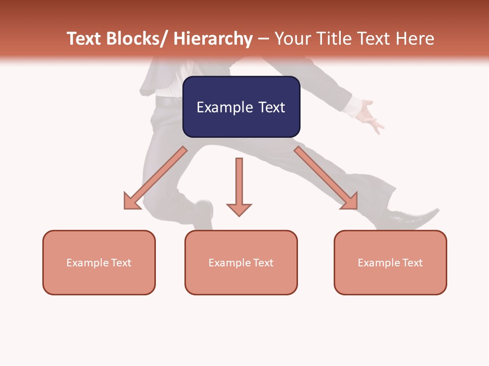 Standing Manager Black PowerPoint Template
