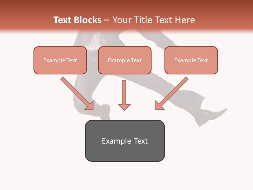 Standing Manager Black PowerPoint Template